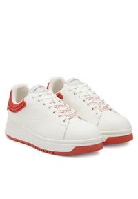 Emporio Armani Sneakersy X4X264 XN001 U552 Biały. Kolor: biały. Materiał: skóra #3