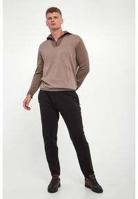 Emporio Armani - Golf męski wełniany EMPORIO ARMANI. Typ kołnierza: golf. Materiał: wełna #2