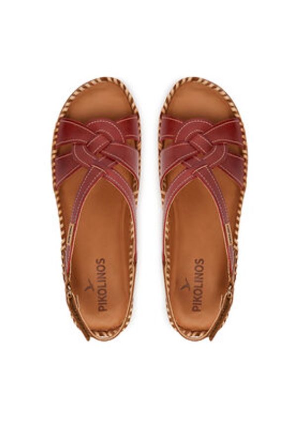 Pikolinos Sandały Cadaques W8K-1839C2 Czerwony. Kolor: czerwony. Materiał: skóra