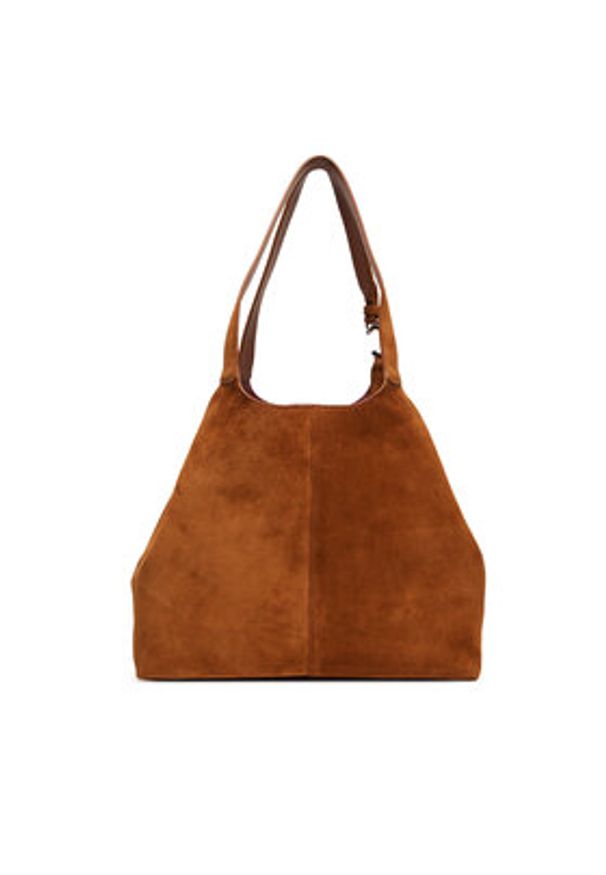 Coccinelle Torebka THE Coccinelle C-Easy E1 THE 11 01 01 Brązowy. Kolor: brązowy. Materiał: skórzane, zamszowe