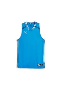 Jersey Puma Hoops team game. Kolor: niebieski. Materiał: jersey. Sport: koszykówka #1