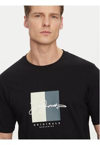 Jack & Jones - Jack&Jones T-Shirt Frederiksberg 12278266 Czarny Regular Fit. Kolor: czarny. Materiał: bawełna #3