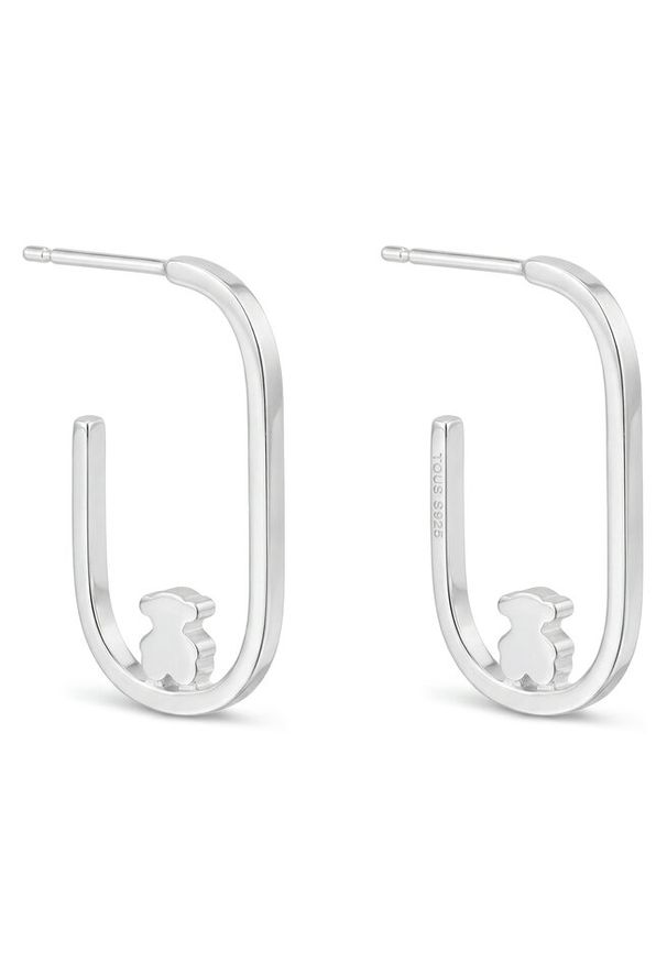 Tous - Kolczyki TOUS. Materiał: srebrne. Kolor: srebrny