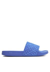 TOMMY HILFIGER - Tommy Hilfiger Klapki Th Monogram Pool Slide FW0FW06987 Niebieski. Kolor: niebieski #1