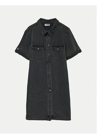 Vero Moda Sukienka jeansowa Jennie 10309665 Czarny Regular Fit. Kolor: czarny. Materiał: bawełna #5