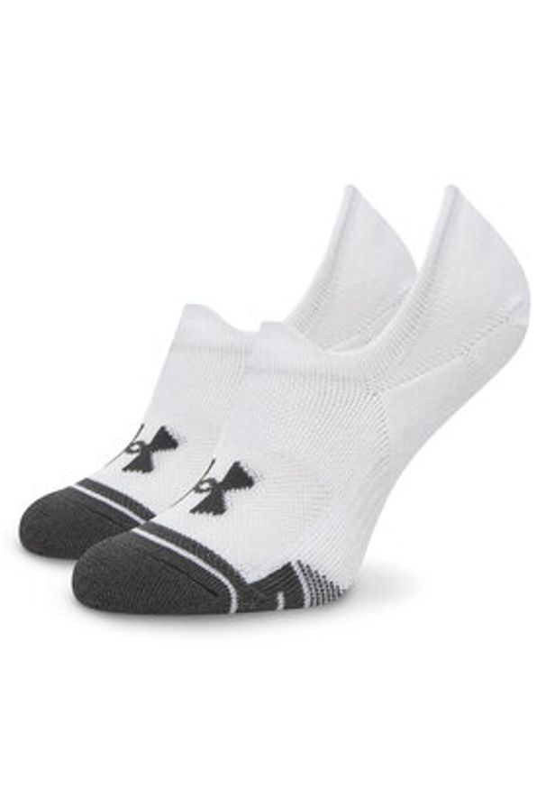 Under Armour Zestaw 3 par niskich skarpet unisex Performance Tech 1379502 Biały. Kolor: biały. Materiał: poliester, materiał
