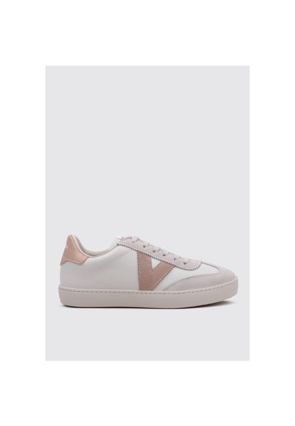 Buty VICTORIA 1126184V Beżowy. Kolor: różowy, biały, wielokolorowy. Materiał: tkanina, skóra