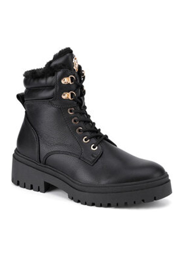 MEXX Trzewiki MI001713143W Czarny. Kolor: czarny. Materiał: materiał