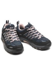 CMP Trekkingi Rigel low Trekking Shoe kids Wp 3Q54554J Granatowy. Kolor: niebieski. Materiał: materiał. Sport: turystyka piesza #6