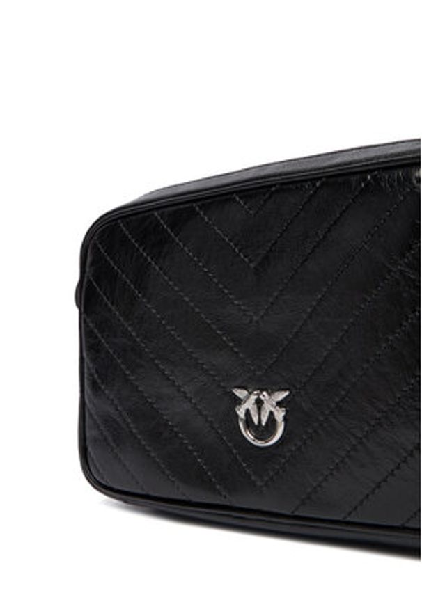 Pinko - PINKO Torebka Carrie Camera Bag Classic Al 25-26 PLTT 104336 A2JC Czarny. Kolor: czarny. Materiał: skórzane