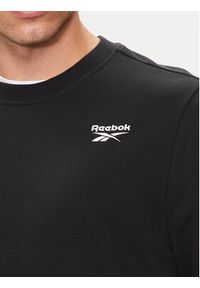 Reebok Bluza Identity Small Logo 100050282 Czarny Regular Fit. Kolor: czarny. Materiał: bawełna, syntetyk #5