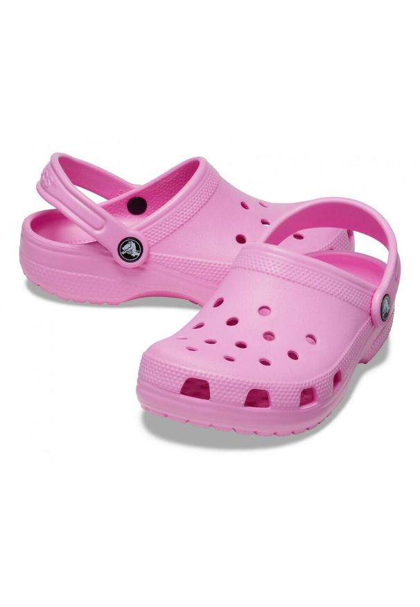 Klapki dziecięce Crocs Classic Clog Kids taffy. Kolor: różowy