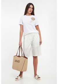 Liu Jo - T-shirt damski z cyrkoniami LIU JO #3