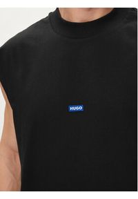 Hugo Tank top Navertz 50509773 Czarny Regular Fit. Kolor: czarny. Materiał: bawełna #4