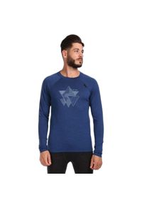 Kilpi - Koszula termoaktywna męska KILPI MAVORA TOP-M. Kolor: niebieski. Materiał: wełna. Sport: turystyka piesza #1