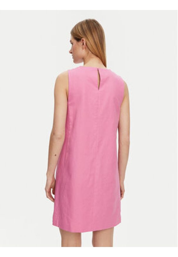 Weekend Max Mara Sukienka codzienna Racer 2515221102 Różowy Regular Fit. Okazja: na co dzień. Kolor: różowy. Materiał: bawełna. Typ sukienki: proste. Styl: casual