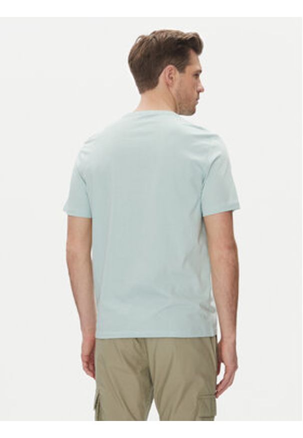 Calvin Klein Jeans T-Shirt Hero LV040EM286 Zielony Regular Fit. Kolor: zielony. Materiał: bawełna