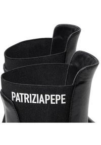 Patrizia Pepe Botki CY9814/L011-K103 Czarny. Kolor: czarny. Materiał: skóra #5