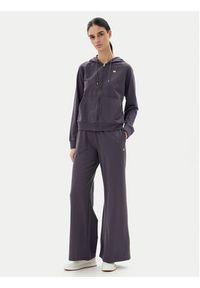 EA7 Emporio Armani Spodnie dresowe 7W000083 AF13135 U8115 Szary Wide Leg. Kolor: szary. Materiał: bawełna #4