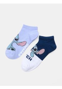 Sinsay - Skarpetki z nadrukiem Lilo & Stitch - wielobarwny. Wzór: nadruk