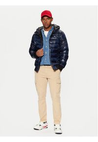 Tommy Jeans Kurtka przejściowa DM0DM20659 Granatowy Regular Fit. Kolor: niebieski. Materiał: syntetyk