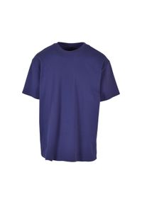 BUILD YOUR BRAND - Ponadwymiarowa Koszulka Dla Dorosłych Unisex Heavyweight. Kolor: niebieski