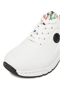 Rieker Sneakersy M4903-80 Biały. Kolor: biały. Materiał: skóra #5