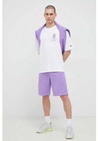 Champion szorty męskie kolor fioletowy. Kolor: fioletowy. Materiał: dzianina #3