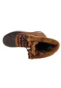 Buty CMP Thalo Snow Boot W 30Q4616-P629 brązowe. Zapięcie: sznurówki. Kolor: brązowy. Materiał: guma, syntetyk, nubuk