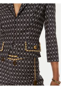 Elisabetta Franchi Marynarka GI-S85-46E2 Czarny Regular Fit. Kolor: czarny. Materiał: syntetyk #4