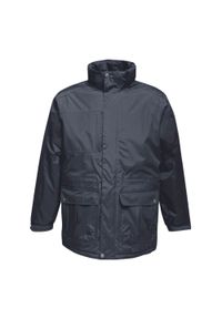 Regatta - Męska Kurtka Parka Przeciwdeszczowa Darby III. Kolor: niebieski. Sport: turystyka piesza #1