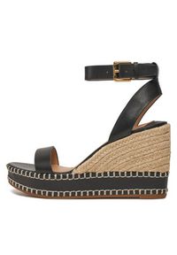 Lauren Ralph Lauren Espadryle 802940573001 Czarny. Kolor: czarny. Materiał: skóra #4