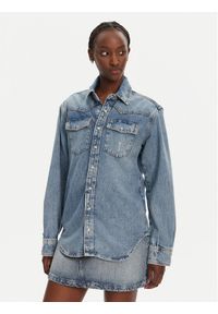Liu Jo Koszula jeansowa UA5203 D4306 Niebieski Relaxed Fit. Kolor: niebieski. Materiał: bawełna, jeans #1