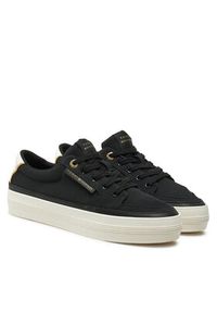 TOMMY HILFIGER - Tommy Hilfiger Sneakersy Essential Vulc Textile Sneaker FW0FW08323 Czarny. Kolor: czarny. Materiał: materiał #6