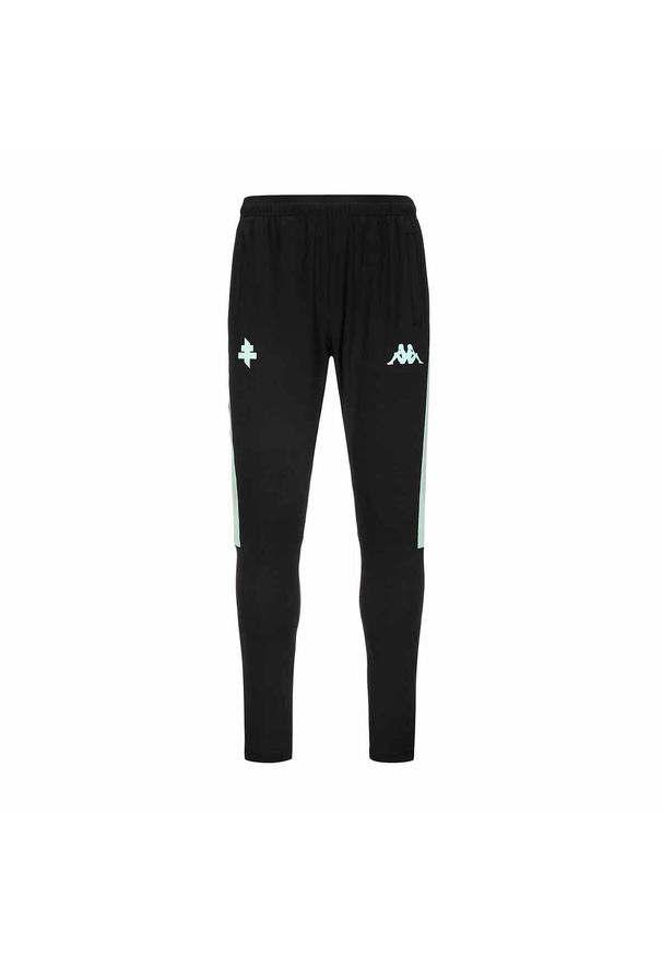 Kappa - Spodnie treningowe dla dzieci Metz Abunszip Pro 8 2024/25. Kolor: czarny. Sport: piłka nożna