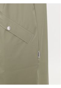 Rains Kurtka przeciwdeszczowa Long Jacket W3 12020 Zielony Regular Fit. Kolor: zielony. Materiał: syntetyk