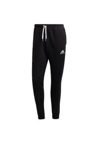 Adidas - Spodnie dresowe adidas Entrada 22. Kolor: czarny. Materiał: dresówka. Sport: fitness