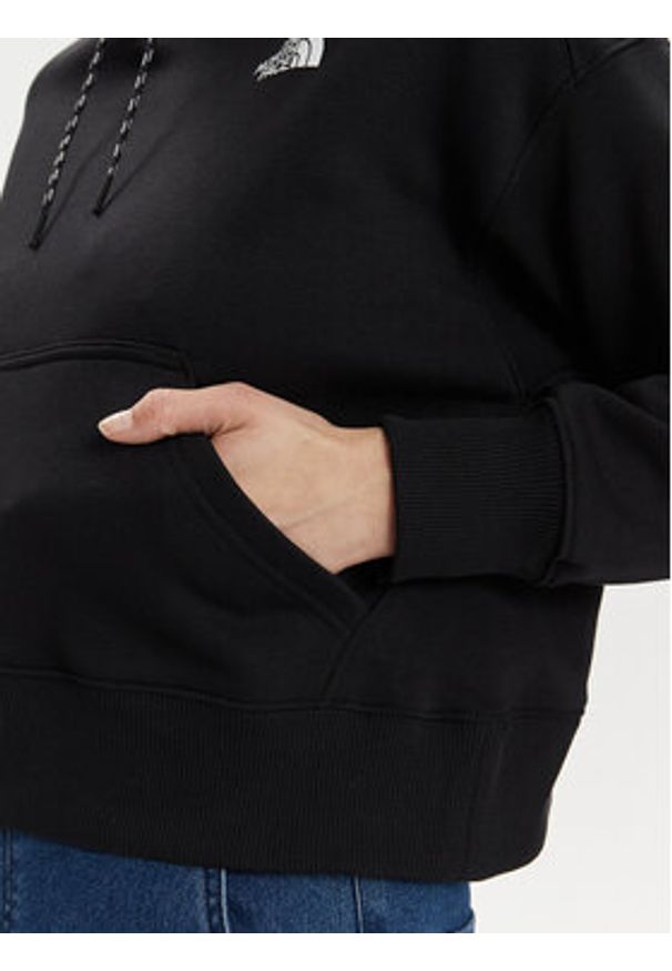 The North Face Bluza NF0A87FK Czarny Regular Fit. Kolor: czarny. Materiał: bawełna, syntetyk