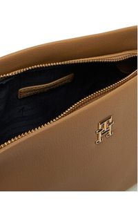 TOMMY HILFIGER - Tommy Hilfiger Torebka Th Legacy Mini Crossover AW0AW17225 Brązowy. Kolor: brązowy. Materiał: skórzane