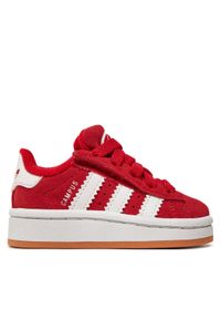 Adidas - adidas Sneakersy Campus 00s Cf El I JI4336 Czerwony. Kolor: czerwony. Materiał: zamsz, skóra. Model: Adidas Campus #1