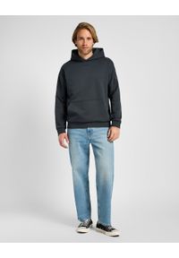 Lee - MĘSKA BLUZA Z KAPTUREM LEE CORE RELAXED HOODIE WASHED BLACK 112355528. Typ kołnierza: kaptur #4