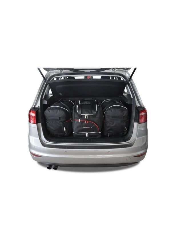 KJUST - Torby Do Bagażnika Vw Golf Sportsvan 2013-2020 4Szt Kjust. Kolor: czarny. Styl: sportowy