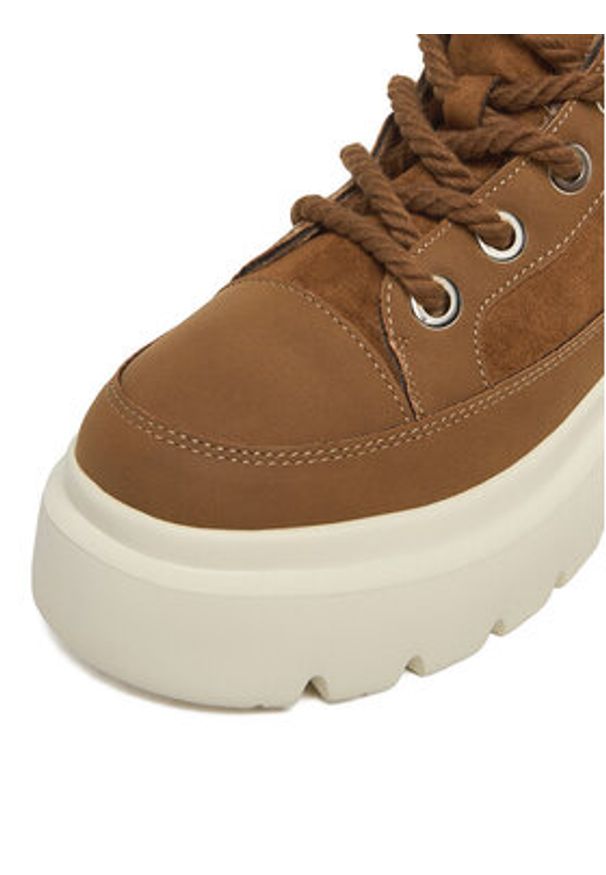 Roxy Trzewiki CEO-V12-1125 Brązowy. Kolor: brązowy. Materiał: materiał