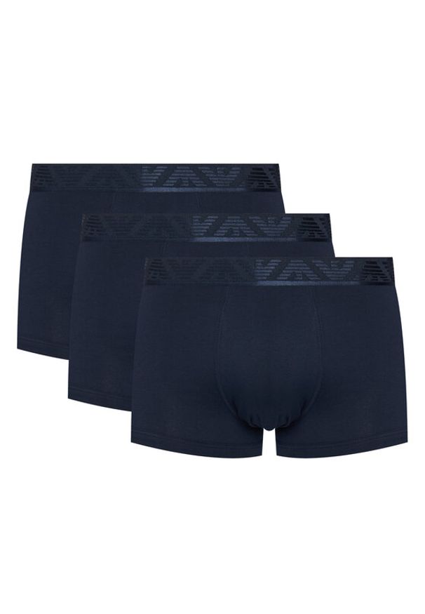 Emporio Armani Underwear Komplet 3 par bokserek EM000259 AF10780 MB139 Granatowy. Kolor: niebieski. Materiał: bawełna