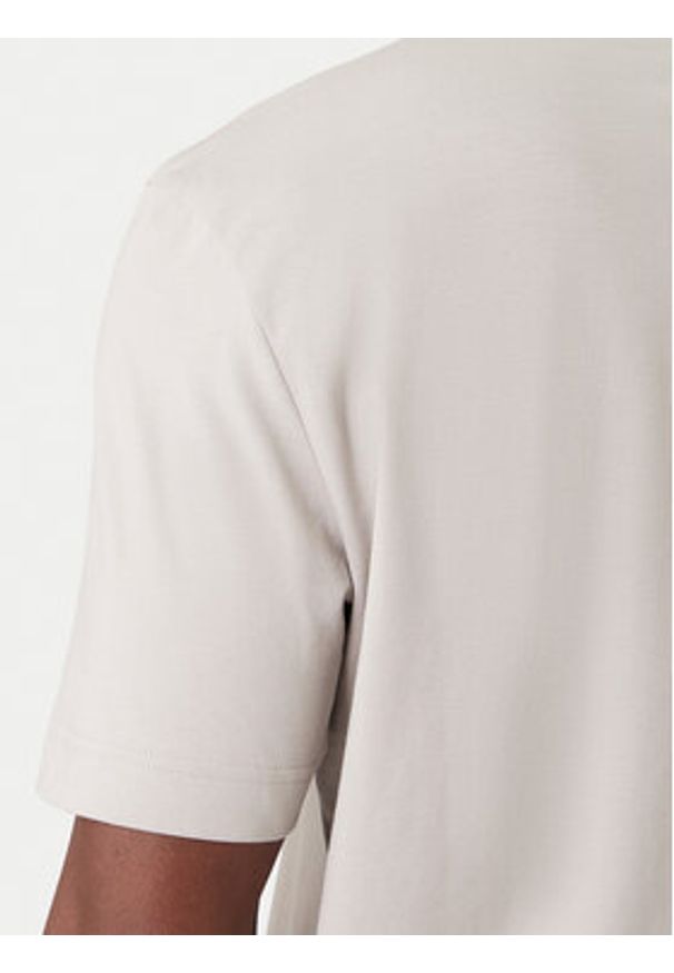 BOSS T-Shirt Tchup 50473278 Beżowy Relaxed Fit. Kolor: beżowy. Materiał: bawełna