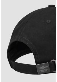 Aeronautica Militare - AERONAUTICA MILITARE Czarna męska czapka z daszkiem. Kolor: czarny. Wzór: haft. Styl: casual, sportowy #2