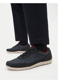 Bugatti Półbuty 325-AIN01-5050 Granatowy. Kolor: niebieski. Materiał: materiał #3