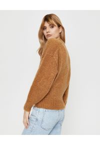 ISABEL MARANT - Camelowy sweter Elise. Okazja: na co dzień. Kolor: beżowy. Materiał: wełna, prążkowany. Długość rękawa: długi rękaw. Długość: długie. Styl: casual #5
