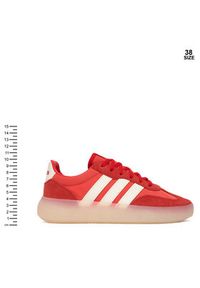 Adidas - adidas Sneakersy Barreda Decode JP6730 Czerwony. Kolor: czerwony. Materiał: materiał #4