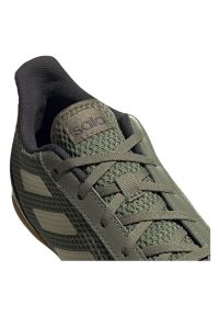 Adidas - Buty piłkarskie halowe adidas Predator 19.4 IN EF8216. Materiał: skóra, syntetyk. Szerokość cholewki: normalna. Sezon: zima. Sport: piłka nożna #4